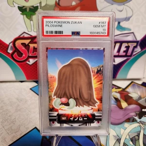 PSA 10 Piloswine #167 Carddass Zukan Advanced Bandai Pokemon - SHIPS FAST POP 1 - Picture 1 of 2