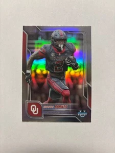 2025 Bowman Chrome U Football - JOVANTAE BARNES Refractor - Oklahoma Sooners - Picture 1 of 1