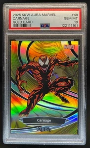 2025 Kakawow Aura Marvel Carnage Gold #1/10 PSA 10 - Picture 1 of 2