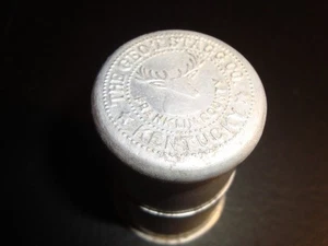 Um 1900 George Stagg faltbares Schnapsglas, Franklin County, Kentucky - Bild 1 von 2