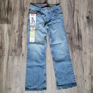 Boys Wrangler Jeans Size 10 Regular Boot Cut Adjustable Waist Five Star, School - Picture 1 of 6