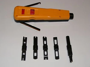 110 & 66 block punch down impact tool cat 6  bix blade - Picture 1 of 10