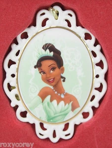 Lenox Disney 4" Princess Tiana Christmas Ornament Hanging Gold Tassel Cord NIB - Picture 1 of 2