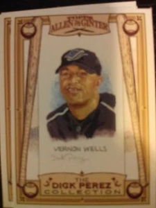 2006 Topps Allen & Ginter's Dick Perez Collection #29 Vernon Wells NrMint-Mint - Picture 1 of 1