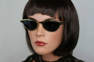 OCCHIALI DA SOLE LE CLUB KEIKO 53 COLORE NE / OR ORIGINALE NUOVO 100% VINTAGE... - Foto 1 di 6