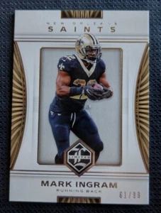 2017 Panini Limited Spotlight Silver #d/99 Mark Ingram #71 Saints - Picture 1 of 2