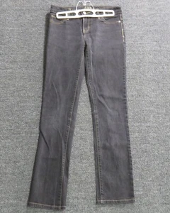 Old Navy Jeans Girls Size 14 Regular Black Skinny Dark Wash Denim Pants - Picture 1 of 8