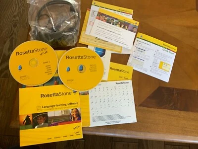 Rosetta Stone  learning Arabic Version 3,  2CD's Level 1 - Image 1 of 4
