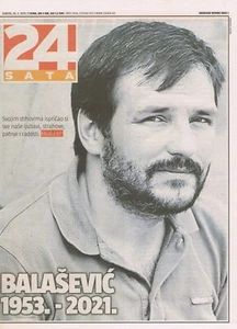 24 SATA #5634 #5635 2021 CROATIAN 2 NEWSPAPER MAGAZINE cover DJORDJE BALASEVIC - Picture 1 of 14