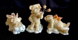Boyds Bears Lil Wings Collection Resin 3-Goldie Haley & Poochie Resin - Picture 1 of 9