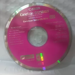 Canon canoscan d1250u2f Canoscan Setup Software CD-ROM Disc Only - Picture 1 of 1