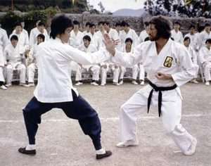 Bruce Lee, Bob Wall - Enter the Dragon (1973) - 8 1/2 X 11 - Imagen 1 de 1