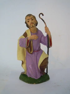 STATUINA DEL PRESEPE IN PLASTICA FONTANINI - SAN GIUSEPPE - (S-VP) - Foto 1 di 4