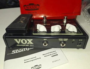 NIB Vox StompLab IIG Modeling Guitar Effect Processor Pedal Music - Picture 1 of 5