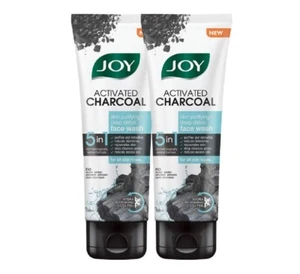 Joy Activated Charcoal Face Wash For All Skin Type 100ml (Pack of 2), - Picture 1 of 6