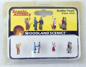 N Scale Goodbye People - Woodland Scenics Scenic Accents #A2193 - Picture 1 of 2