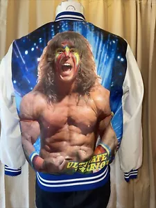Vintage 1989 Ultimate Warrior WWF Wrestler TITAN SPORTS Snap Jacket Original Gr. M - Bild 1 von 14