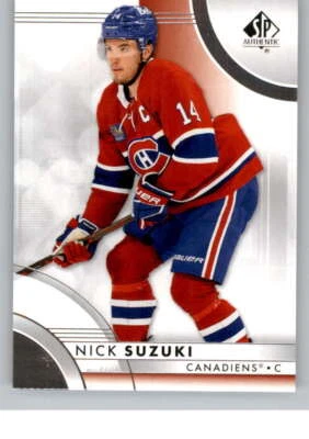 2023-24 SP Authentic #28 Nick Suzuki Montreal Canadiens - Image 1 of 2