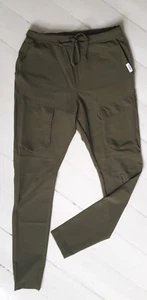 PENN&INK Cargohose CARGO Leggings Khaki Oliv Grün Nylonjersey Gr. 38 - Bild 1 von 5