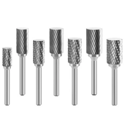 Tungsten Carbide Rotary Burr Bits 6mm Shank Wood Working Carving Grinding Tool - Image 1 of 4