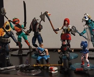 Fortnite figures bundle weapons accessories stands Jazwares Turbo Builder Fable - Picture 1 of 12