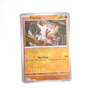 Mankey 098/191 Pokemon SV08: Surging Sparks Common Reverse Holo NM - Picture 1 of 2