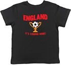 Kids T Shirt England Football It's Coming Home World Cup Childrens Boys Girls