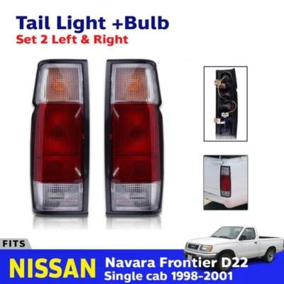 For Nissan Frontier D22 Pickup UTE 1998-01 Tail Light Replacement Lamp Pair G - Imagem 1 de 4