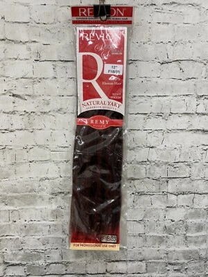 #F1B/33 Revlon 100 % extensión de tejido de cabello humano 12" nuevo en paquete negro/castaño rojizo oscuro Foto 1 de 4
