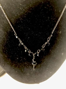 COLLAR Colgante Cristal Púrpura Cadena Larga Gótico Romántico 15”, 1 1/4 - Imagen 1 de 9