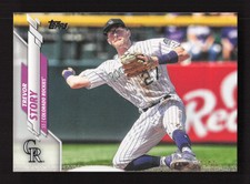 2020 Topps   Trevor Story #637 Colorado Rockies
