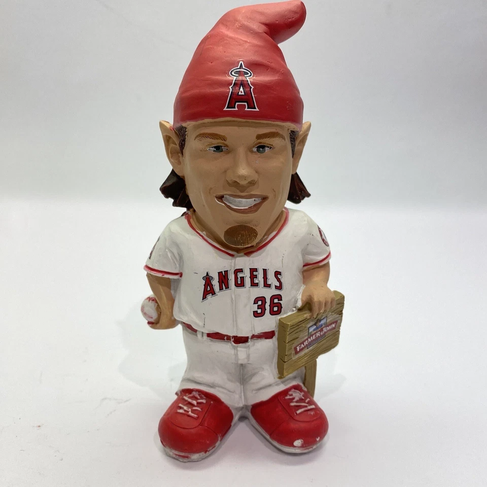 Collectible Angels Baseball Player Jared Weaver 36 Gnome Figure-Weaver Miniature - Image 1 of 4