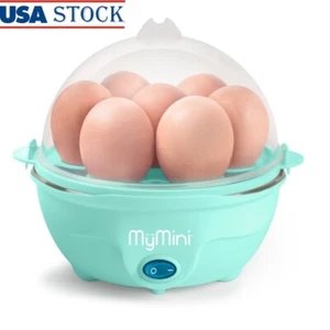 350W 7 Egg Cooker One Touch Hard Boiled Poached Steamer Scrambled Space Save New - Picture 1 of 11
