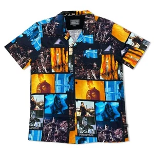 Primitive Skateboarding Apparel Men's X Terminator T2 No Fate Woven Button Shirt - Picture 1 of 2