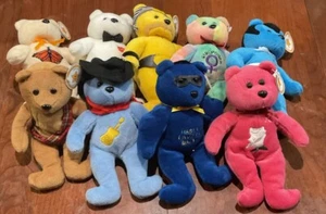 Lot Of 10 Celebrity Bears - Picture 1 of 21