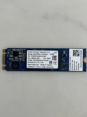New Intel Optane Memory MEMPEK1J032GAL PCIe M10 2280 32GB 3.0 3D Xpoint NVMe - Image 1 of 4