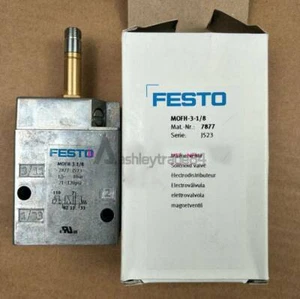 1 Stück NEU IN BOX FESTO Magnetventil MOFH-3-1/8 7877 - Bild 1 von 1