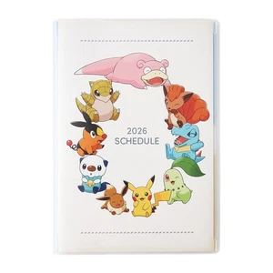 Pokémon Center Original Double Schedule Book 2026 B6 Seasonal Patterns Planner - Bild 1 von 4