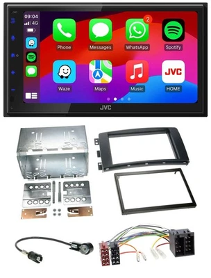 JVC Bluetooth USB MP3 2DIN DAB Autoradio für Smart ForFour 04-06 ForTwo 07-10 IS - Bild 1 von 4