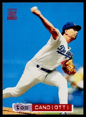 1994 Stadium Club #32 Tom Candiotti First Day Issue - Image 1 of 2
