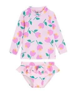 The Bonniemob Rashguard Top & Bottom 2Pc Swim Set  6-7Yr - Picture 1 of 2