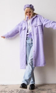 Lalavon langer Mantel lila mit Taschen ausverkauft selten Winter - Bild 1 von 17