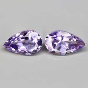 1.64Ct. Natural Gemstone Amethyst Purple Pear Facet Brazil Ravishing Color! - Picture 1 of 7