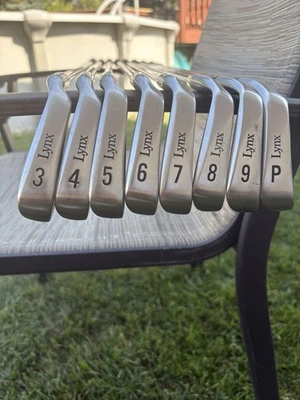 Lynx Oversize Iron Set 3-PW 8 Clubs Steel Shafts Regular Flex RH Golf Clubs - Image 1 of 4