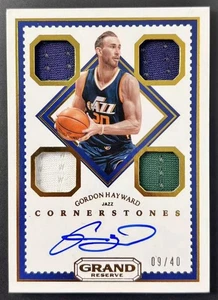 2016-17 Panini Grand Reserve Gordon Haywood On Card Auto Utah Jazz /40 - Picture 1 of 2