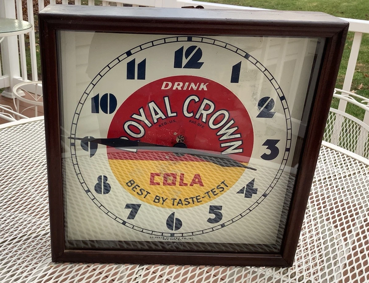 USA ビンテージ　アドバタイジングクロック　ロイヤルクラウンコーラ USA ビンテージ アドバタイジングクロック ロイヤルクラウンコーラ USA