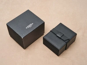 Vacheron Constantin Leder Uhrenbox Vintage schwarz mit Umkarton neuwertig 80er - Bild 1 von 22