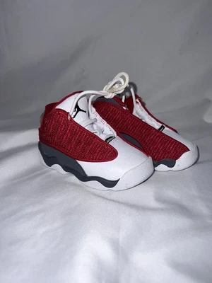 Nike Air Jordan 13 Retro Red Flint Gray 414581-600 TD Toddler 5C - Image 1 of 4