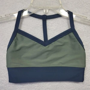 Five Dancewear Sports Bra Dance Top Size Petite PA Green/Blue - Picture 1 of 4