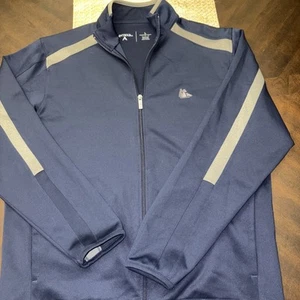 Antigua Golf Jacket Navy Men’s Large The Landings EUC - Picture 1 of 8